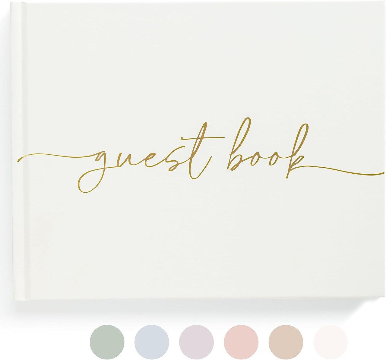 Elegant Blank Page Wedding Guest Book – The Perfect Polaroid Guest Book for Wedding Receptions, Birthdays, Baby Showers, and Special Events – A Stylish Sign-in Book for Guests